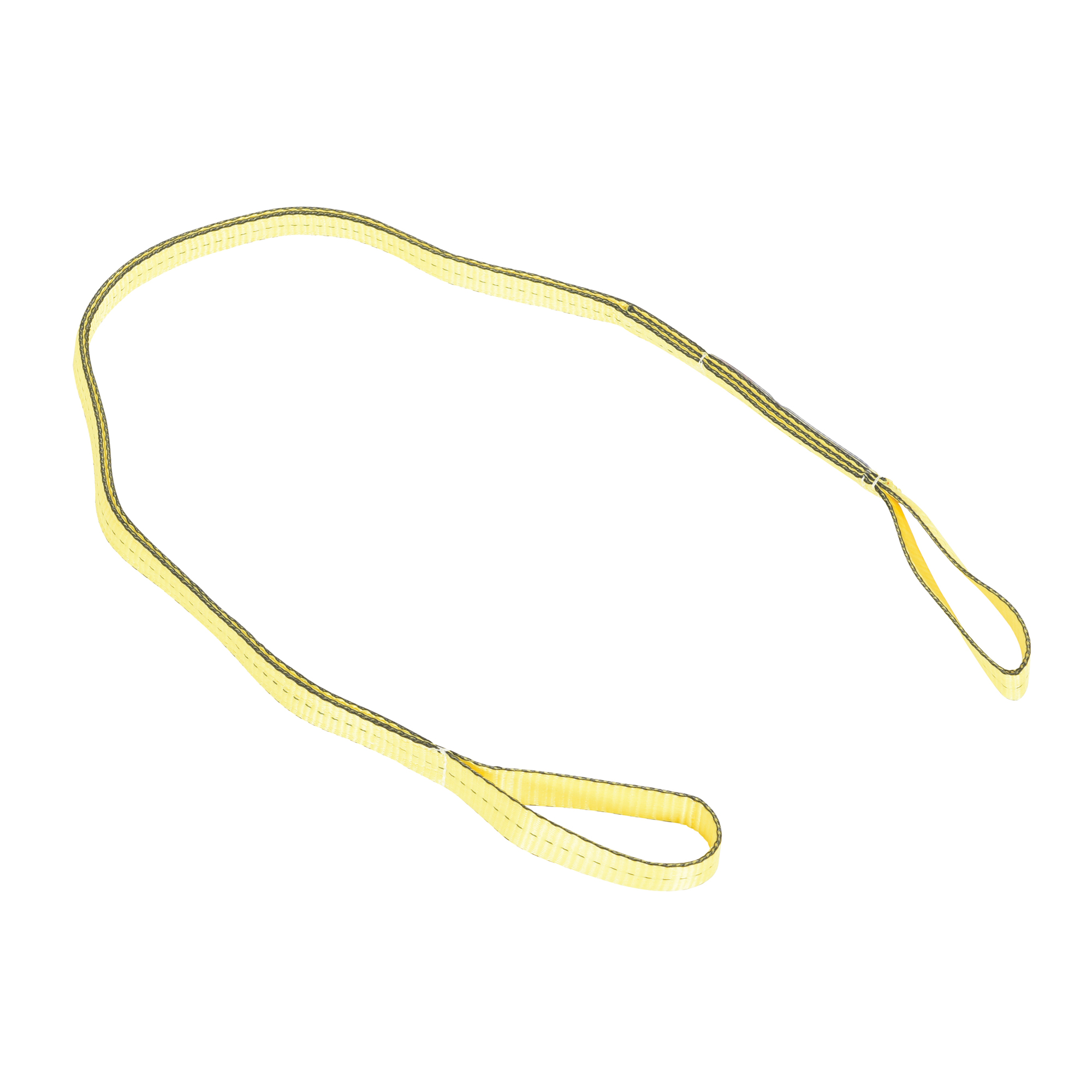 Vestil Polyester Lifting Web Sling - Double-Ply, Yellow, Model# SLD-1-F-6-YL